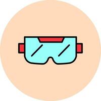 icono de vector de gafas ar