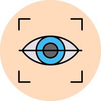 Eye Scan Vector Icon