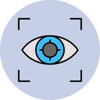 Eye Tracking Vector Icon