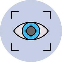 Eye Tracking Vector Icon