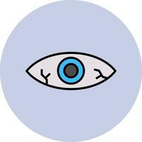 Red Eye Vector Icon