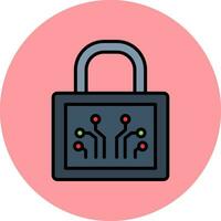 icono de vector de bloqueo