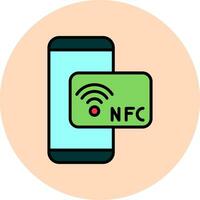 nfc vector icono