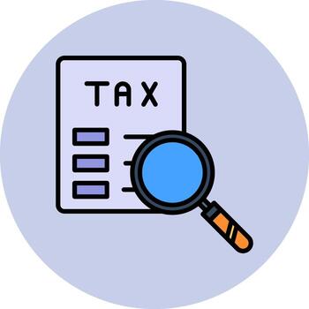 icono de vector de impuestos