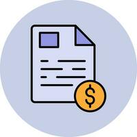 Financial Report Vector Icon