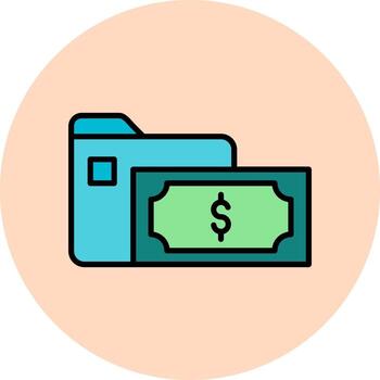 icono de vector de carpeta