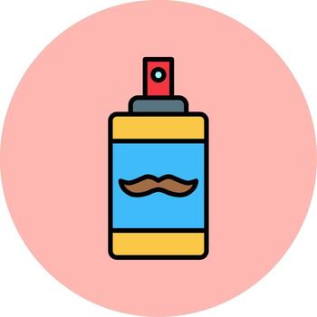 Beard Oil Vector Icon