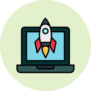 icono de vector de laptop