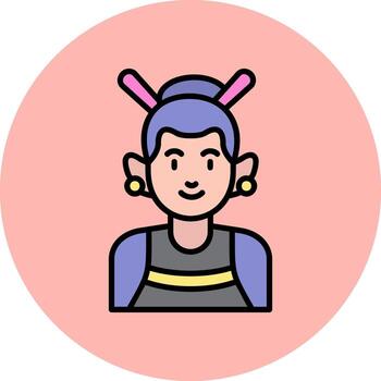 mutante vector icono