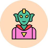 icono de vector alienígena