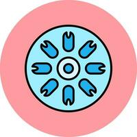 Centric Diatom Vector Icon