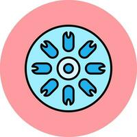 Centric Diatom Vector Icon