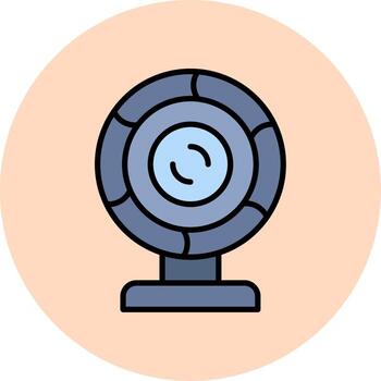 icono de vector de webcam