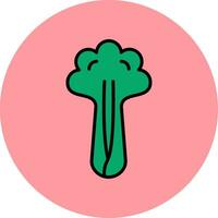 icono de vector de brócoli