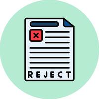 Reject Vector Icon