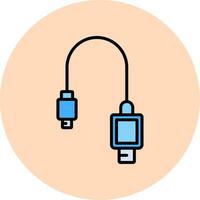 Usb Cable Vector Icon