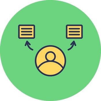 natural idioma Procesando vector icono