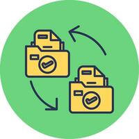 Folder Management Vector Icon