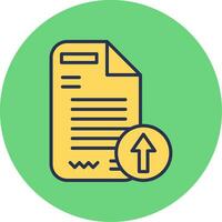 Upload File Vector Icon