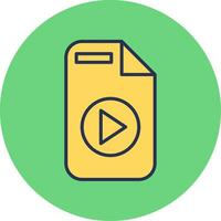 Video File Vector Icon