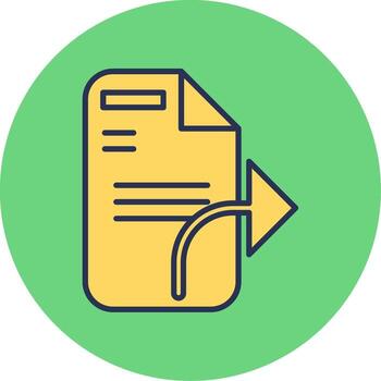 Send File Vector Icon