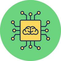 Artificial Intelligence Vector Icon