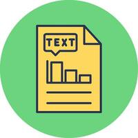 Text Vector Icon