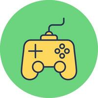 icono de vector de controlador de juego