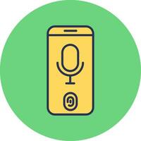 Voice Recognition Vector Icon