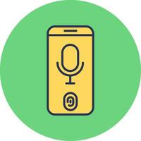 Voice Recognition Vector Icon