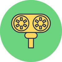 Stereoscope Vector Icon