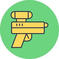 icono de vector de pistola láser