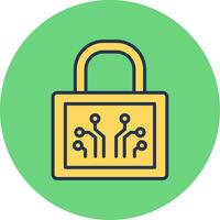 icono de vector de bloqueo