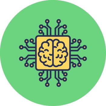 Artificial Intelligence Vector Icon