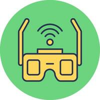 Smart Glasses Vector Icon