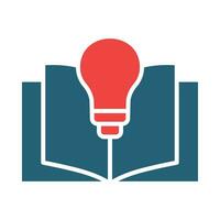 Learn Vector Glyph Two Color Icon For Personal And Commercial Use.