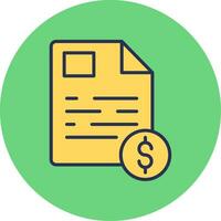 Financial Report Vector Icon