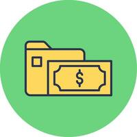 icono de vector de carpeta