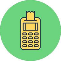 Pos Terminal Vector Icon