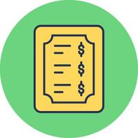 Price List Vector Icon