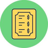 Price List Vector Icon