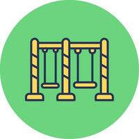 icono de vector de oscilación