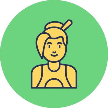 icono de vector de mujer