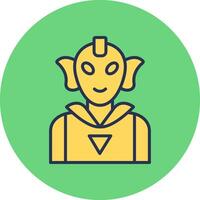 icono de vector alienígena