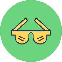 icono de vector de gafas