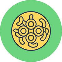 Gloeocapsa Cyanobacteria Vector Icon