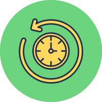 Retrospective Vector Icon