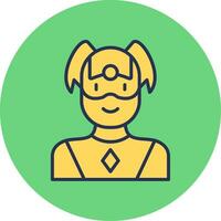 Superhero Vector Icon