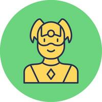 Superhero Vector Icon