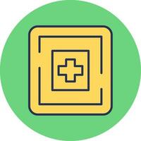 icono de vector de hospital